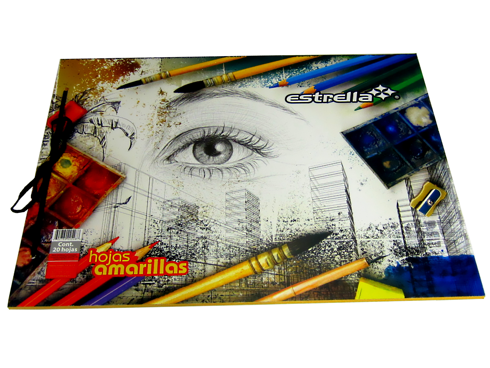 CUADERNO DE DIBUJO AGUJ AMA MARQUI 44X31.5 20 HJS 548 ESTR  