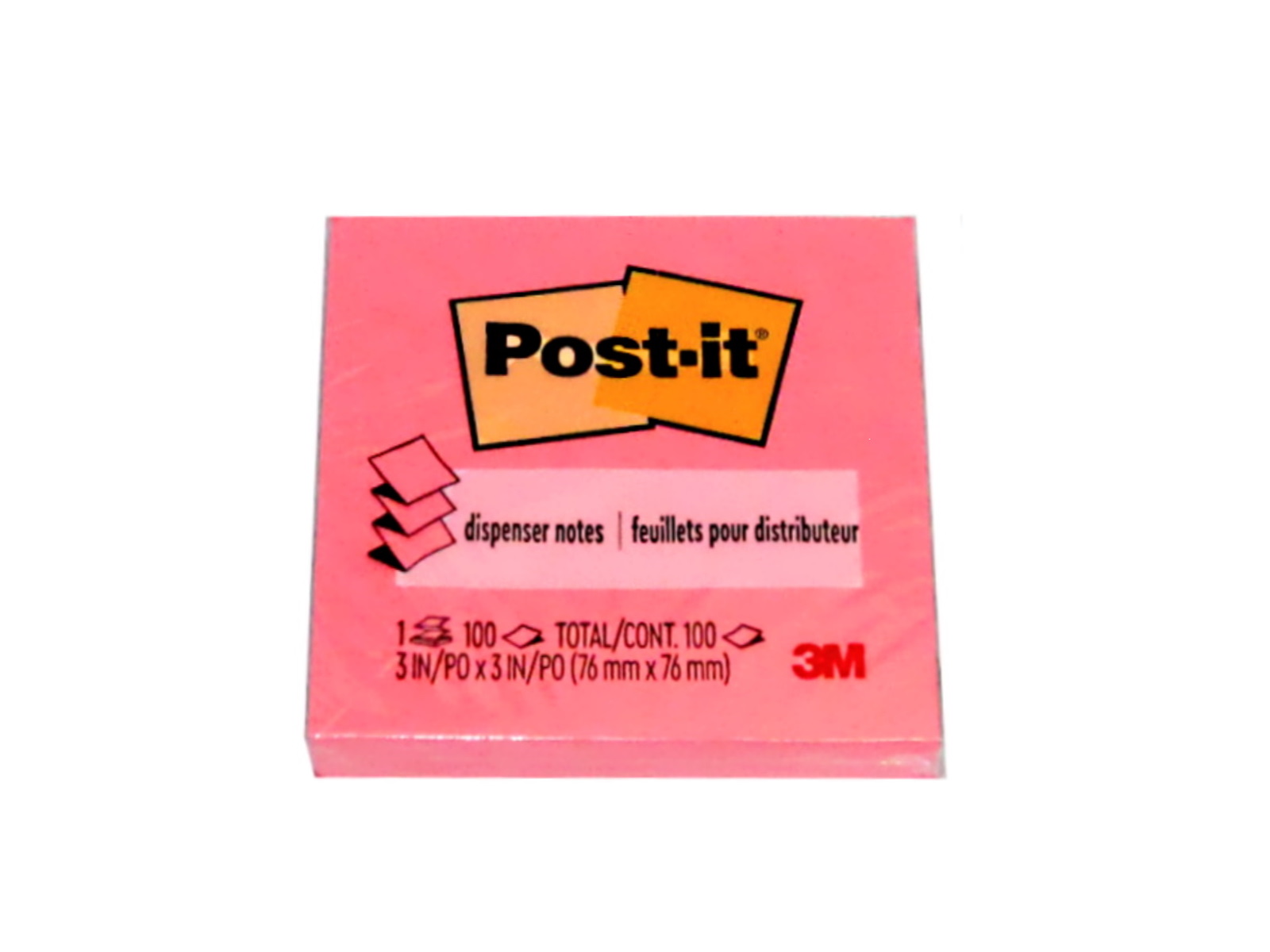 BLOCK NOTAS POST IT P/DESPACHA R-330AN COLS NEON 3X3 C/100 - Proveedora ...