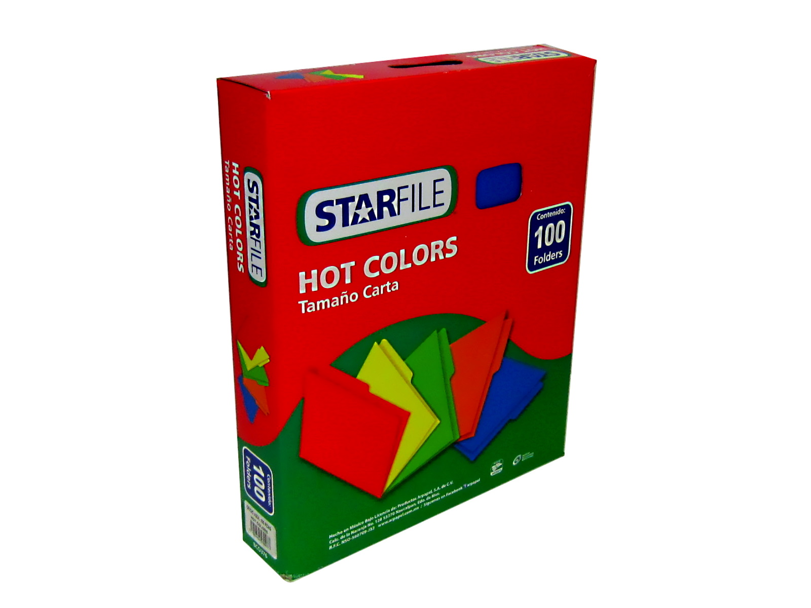 FOLDER HOTCOLORS CARTA AZUL C/100                           