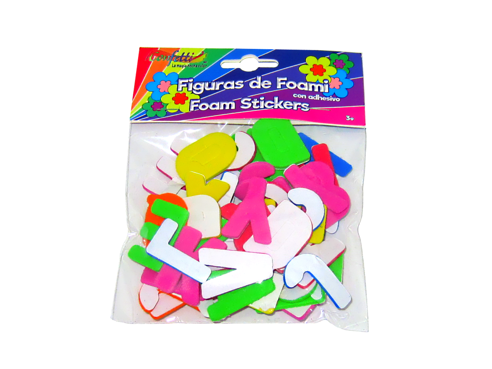 FIGURAS DE FOAMI C/ADHE MOD 1015 LETRAS GRANDES FF-1015     
