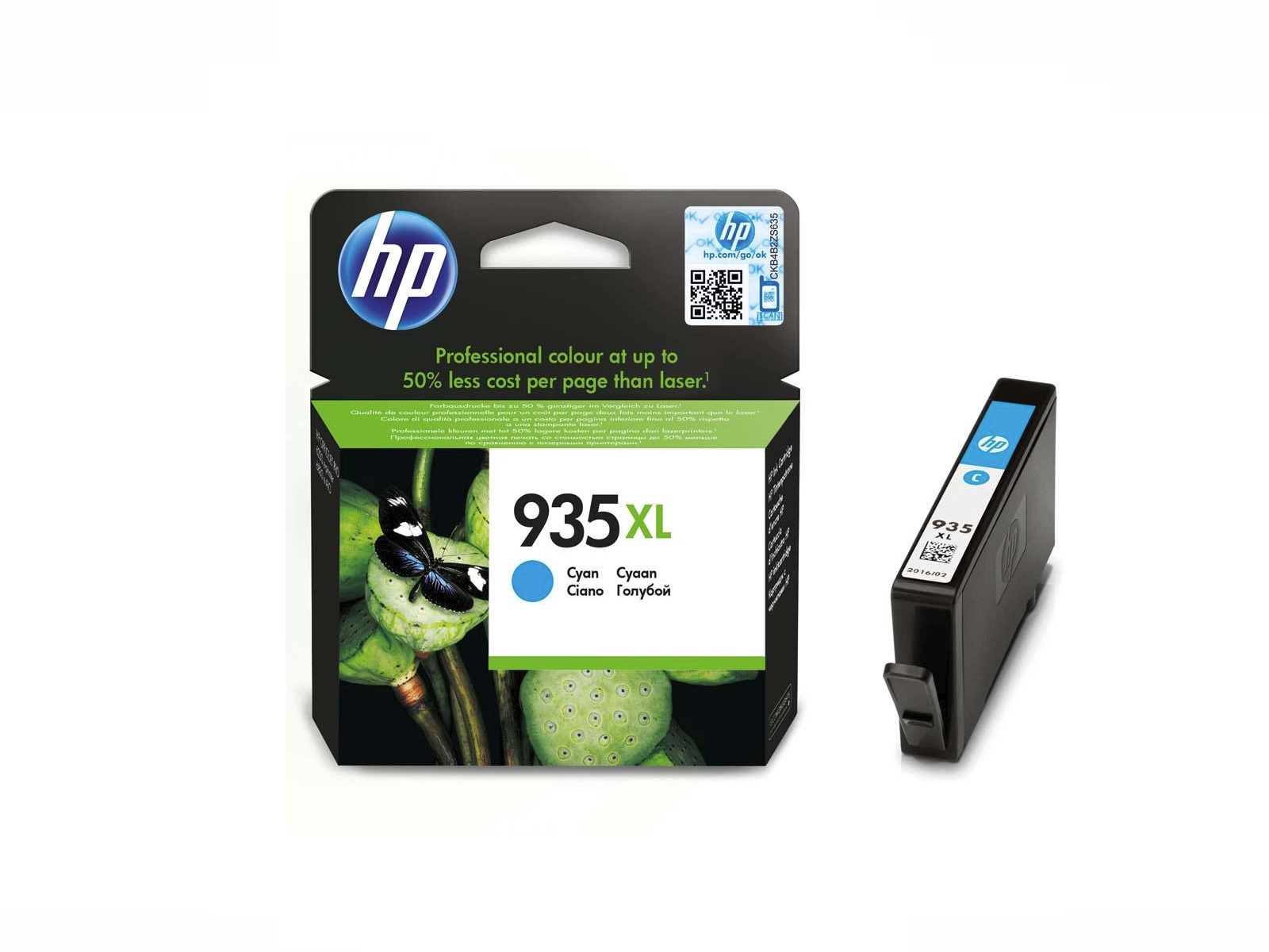 CARTUCHO 935XL CYAN C2P24AL HP                              