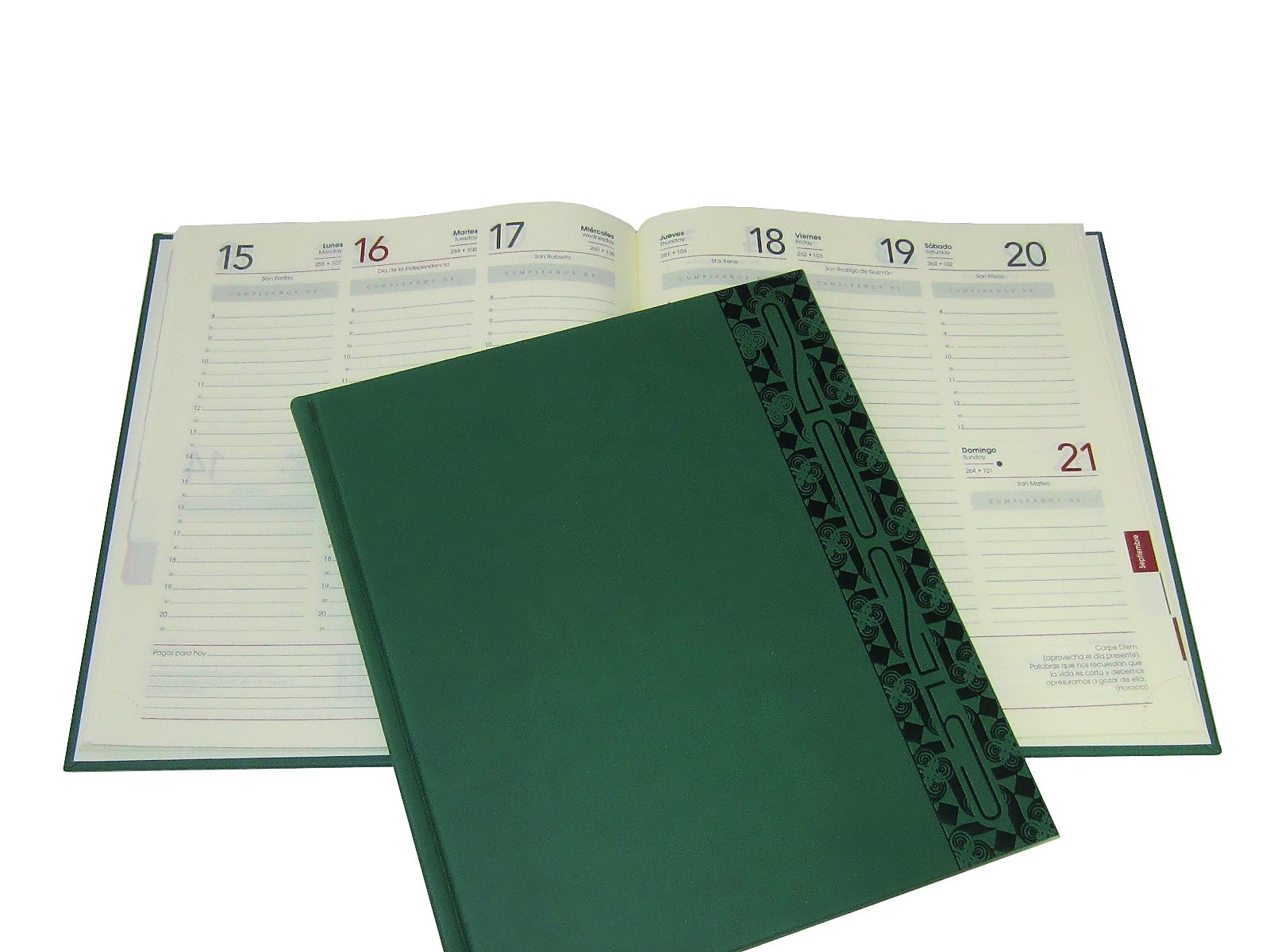 AGENDA EJECUTIVA 20X23 A-33 NEGRO 2027 AVANTE               