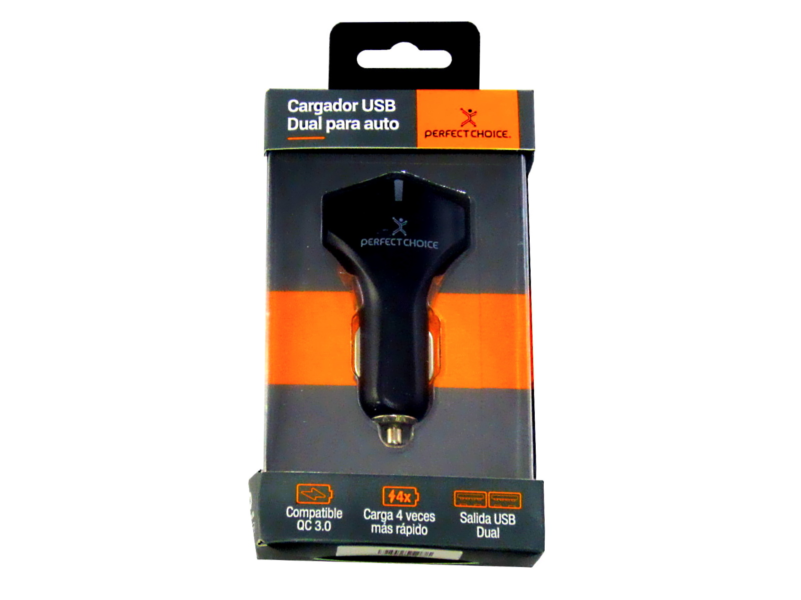 CARGADOR PARA AUTOS DUAL USB PC-240778 PERFECT CHOICE       