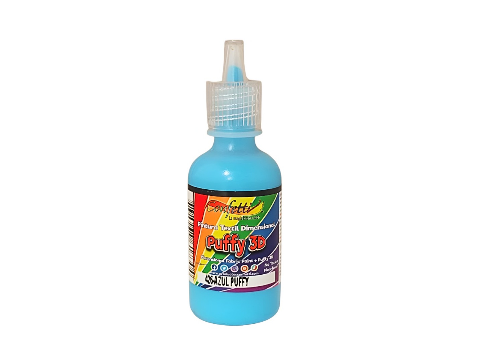 PINTURA DIMENSIONAL TEXTIL PUFFY 30 ML AZUL CFT-426         