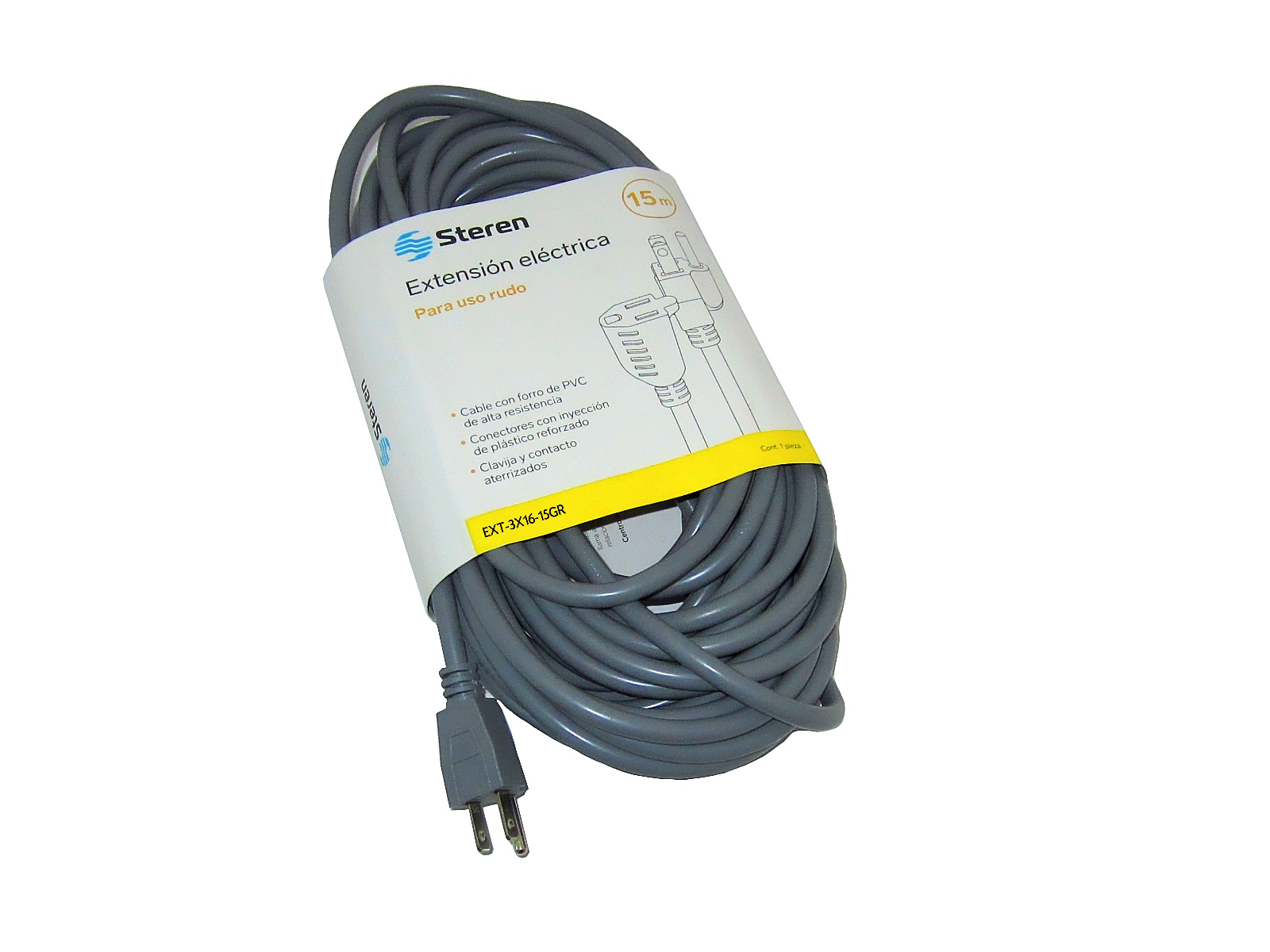 EXTENSIÓN POLARIZADA PARA USO RUDO, DE 15 M EXT-3X16-15GR   