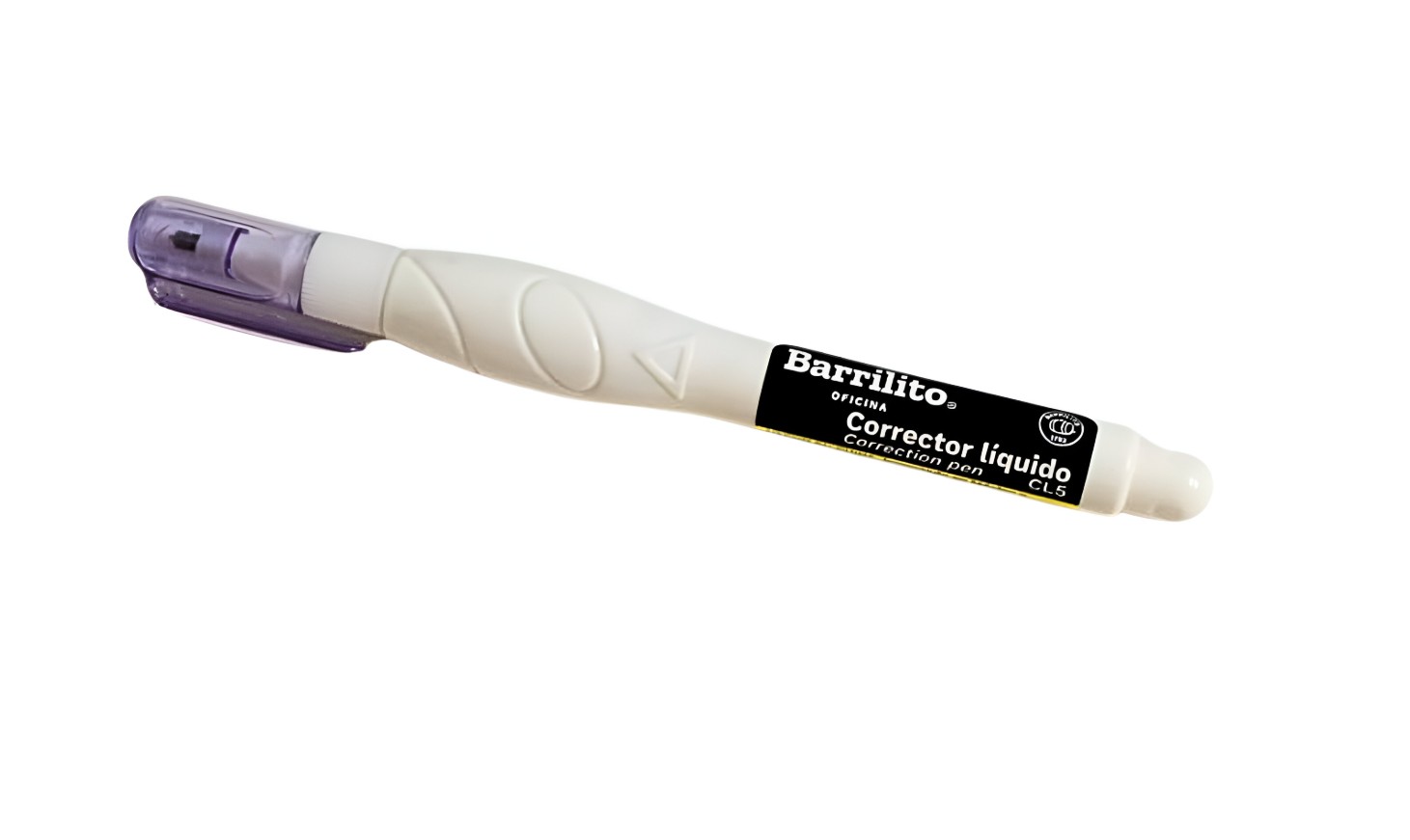 CORRECTOR LIQUID TIPO PLUMA 5G PUNTA METALICA CL5 BARRILITO 