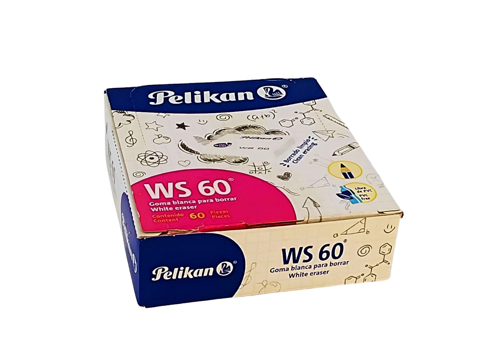 BORRADOR WS-60 CAJA C/60 PELIKAN                            