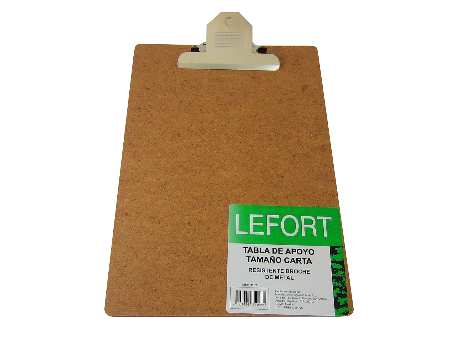 TABLA C/CLIP CARTA PEGASO  0012                             
