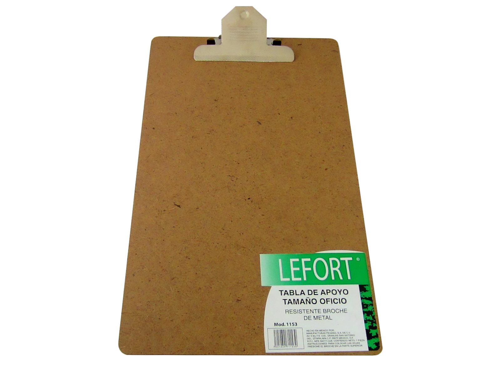 TABLA C/CLIP OFICIO PEGASO  0013                            