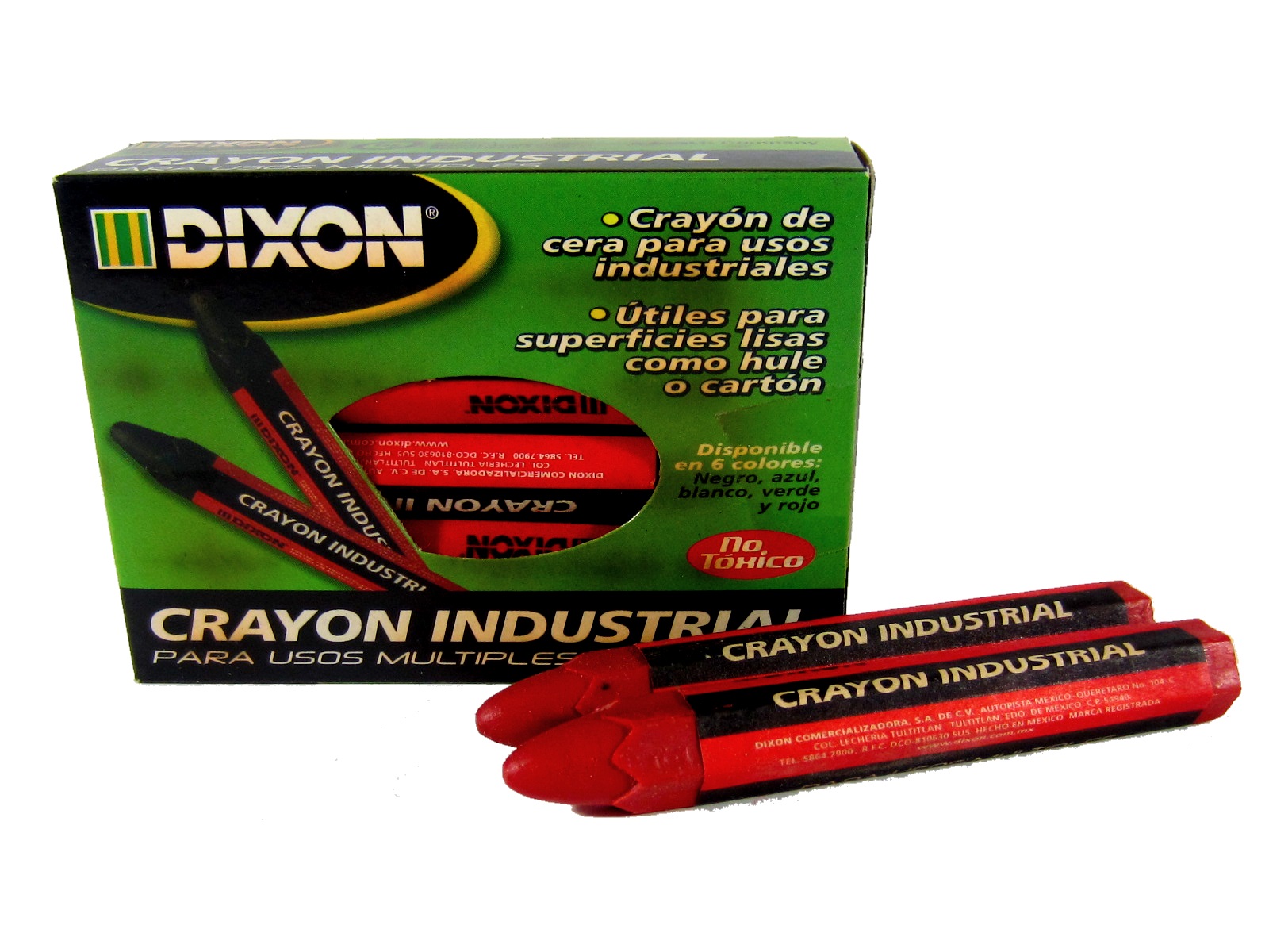 CRAYON INDUSTRIAL ROJO 145 2000 DIXON                       