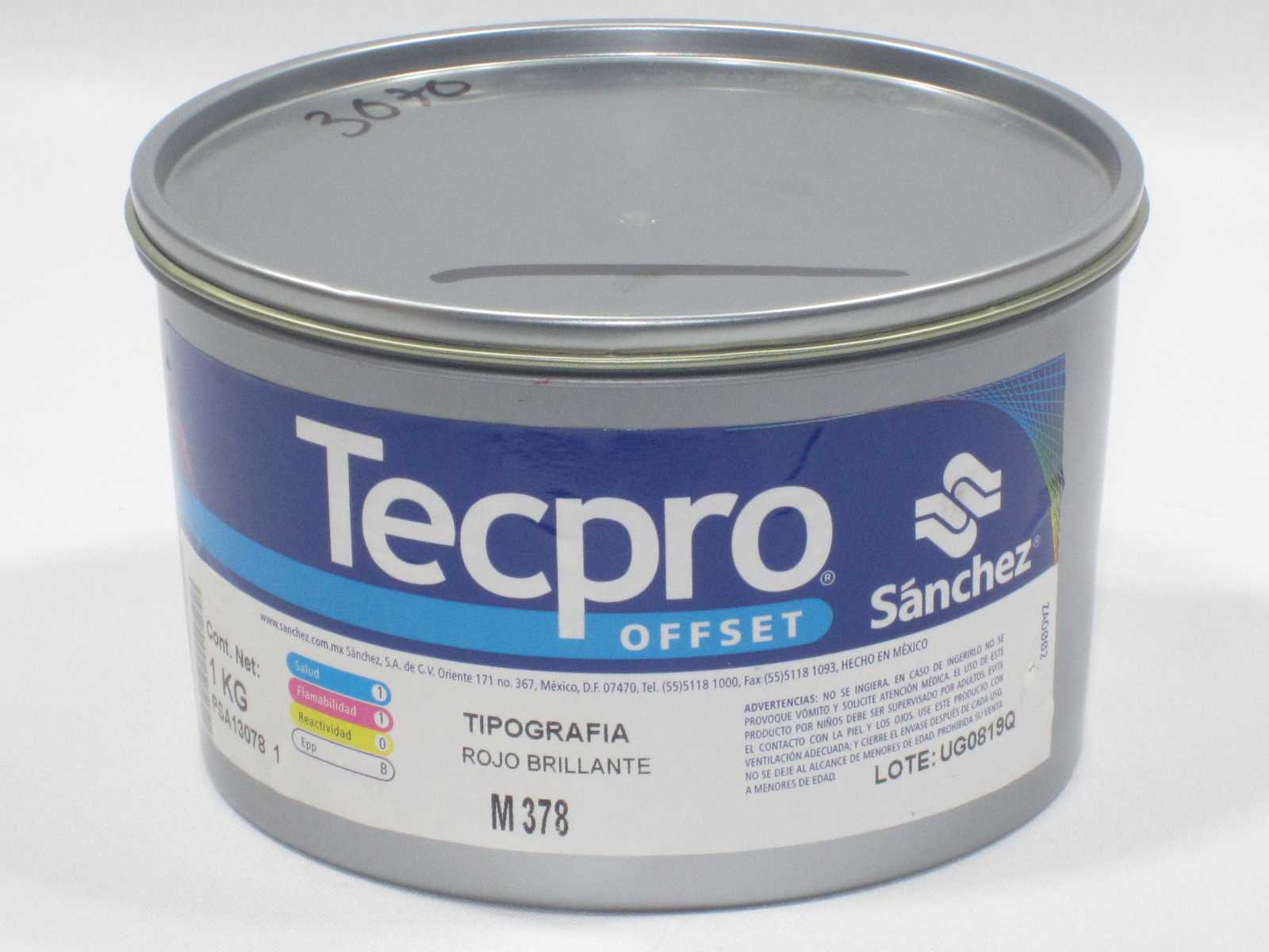 TINTA ROJO BRILLANTE M-378                                  