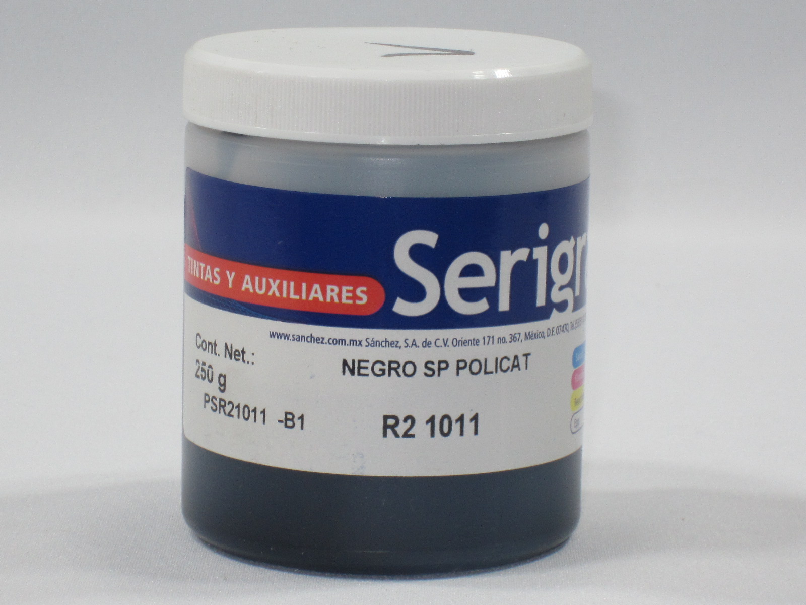 TINTA POLICAT NEGRO R2 1011            (250G)               